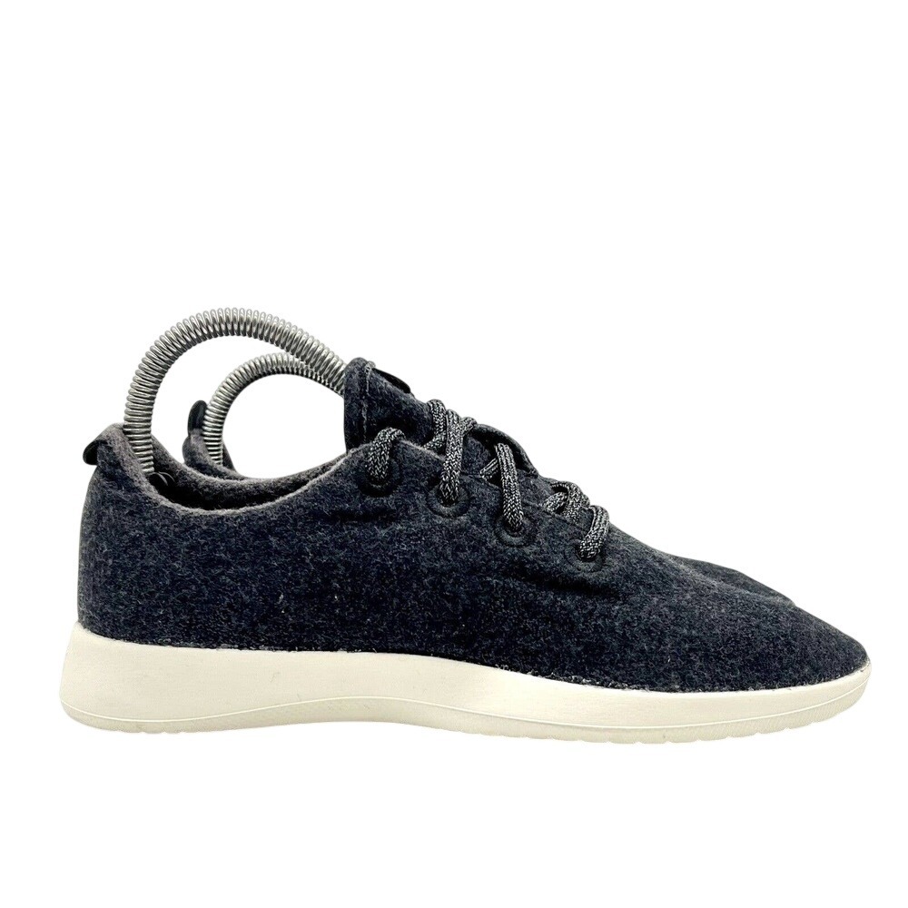 Allbirds Wool Runners Womens 8 Charcoal Grey Merino Wool Sneakers Low Top Shoes